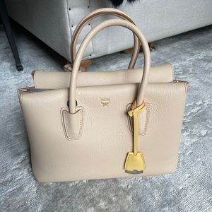 Grained Calfskin Medium Milla Tote